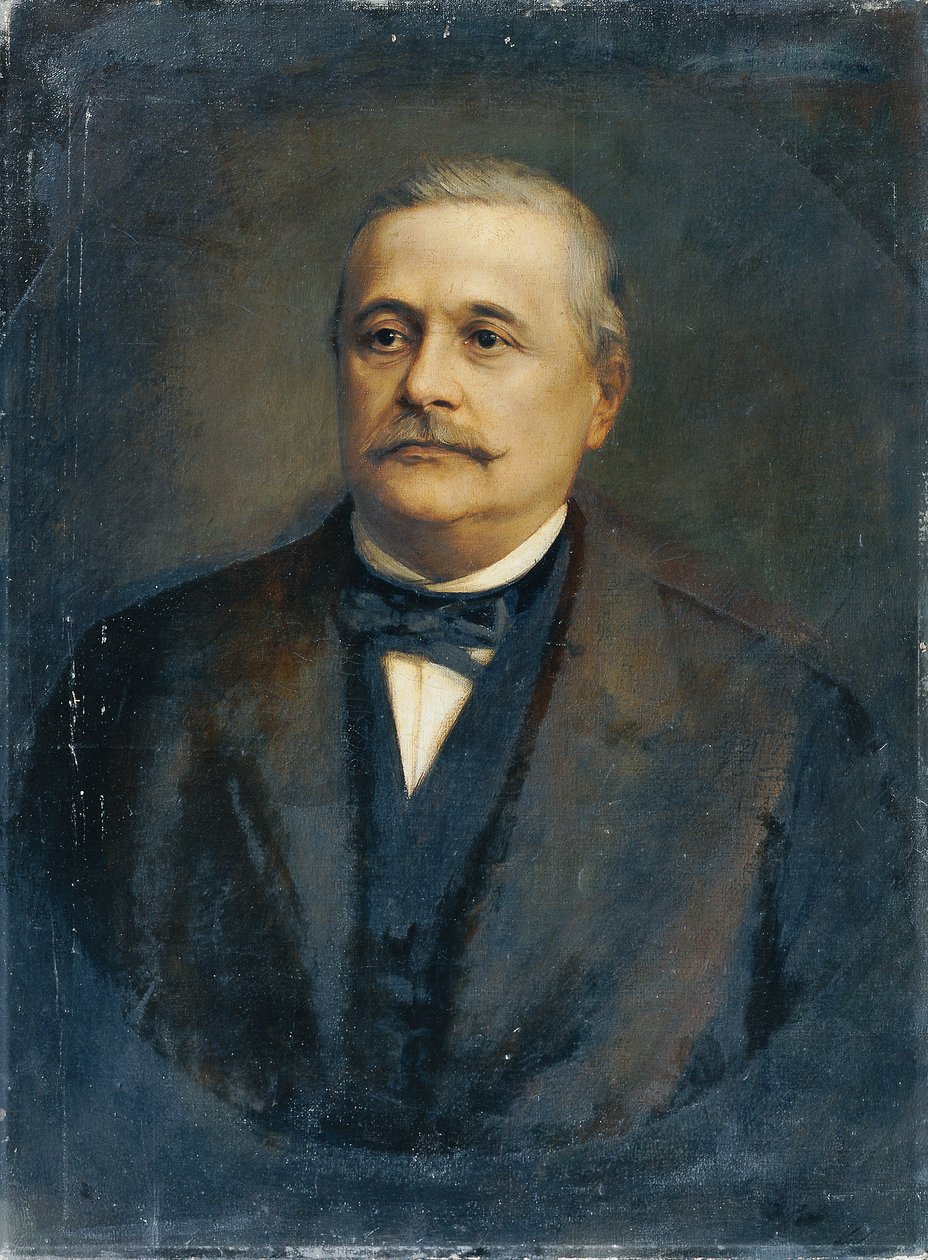Den keiserlige rådmannen og medlem av Riksdagen, Isaac Rubinstein av Franz Seraph von Lenbach