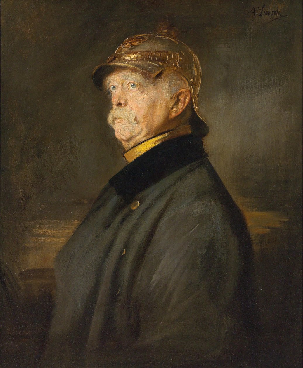 Portrett av Otto von Bismarck av Franz Seraph von Lenbach