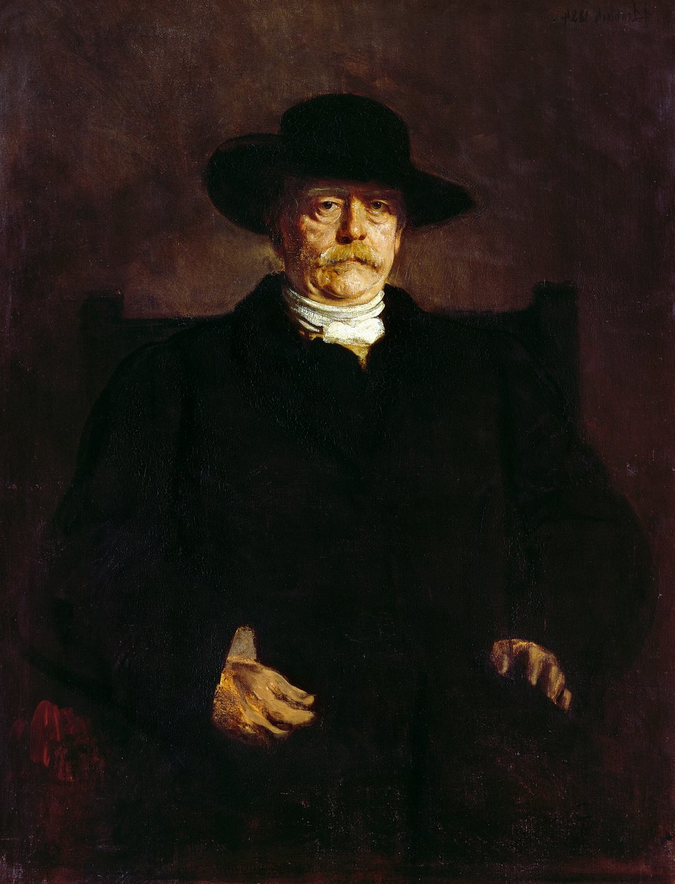Portrett av prins Otto von Bismarck (Schonhausen av Franz Seraph von Lenbach