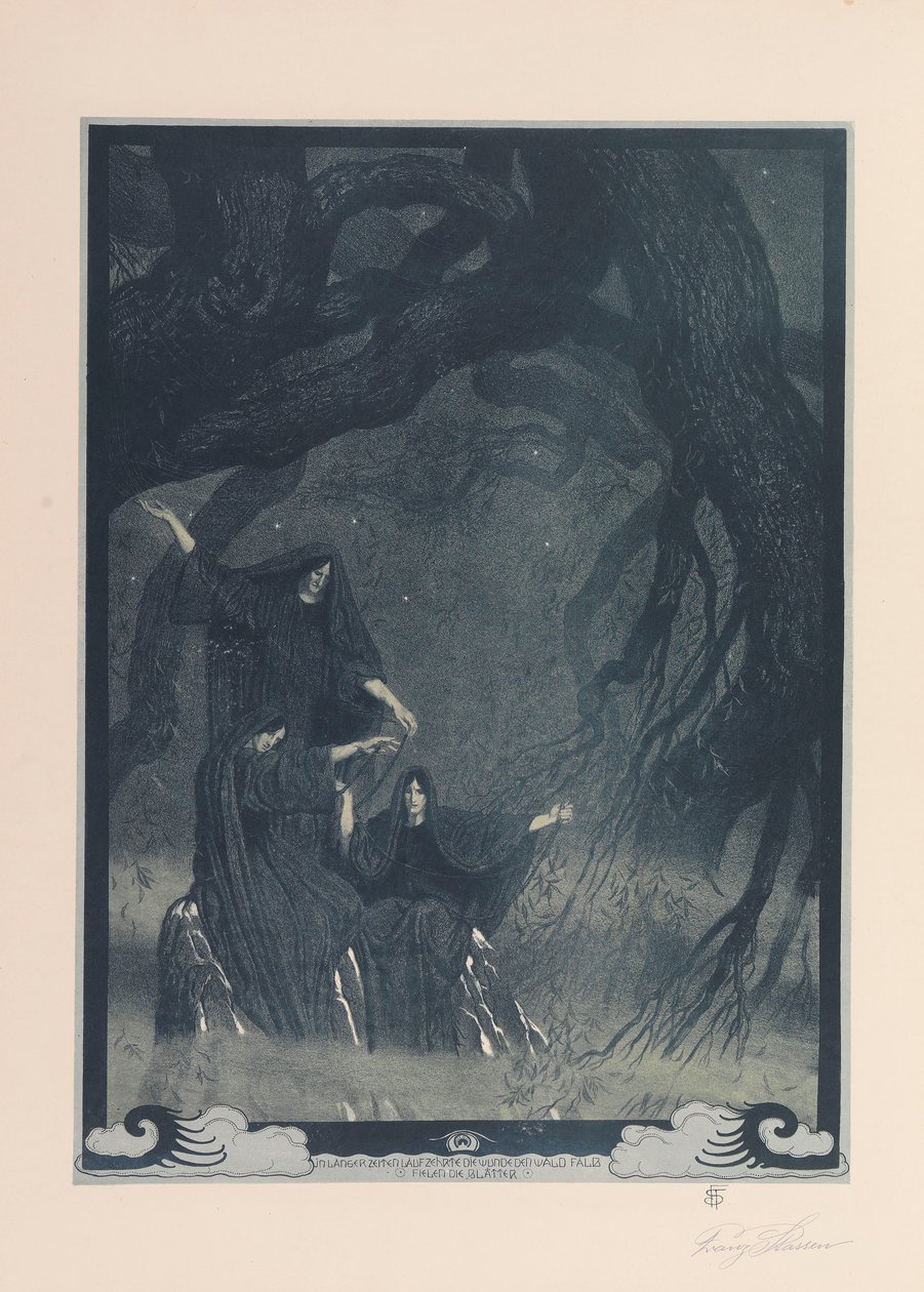 The Ring of the Nibelung, 1914. av Franz Stassen