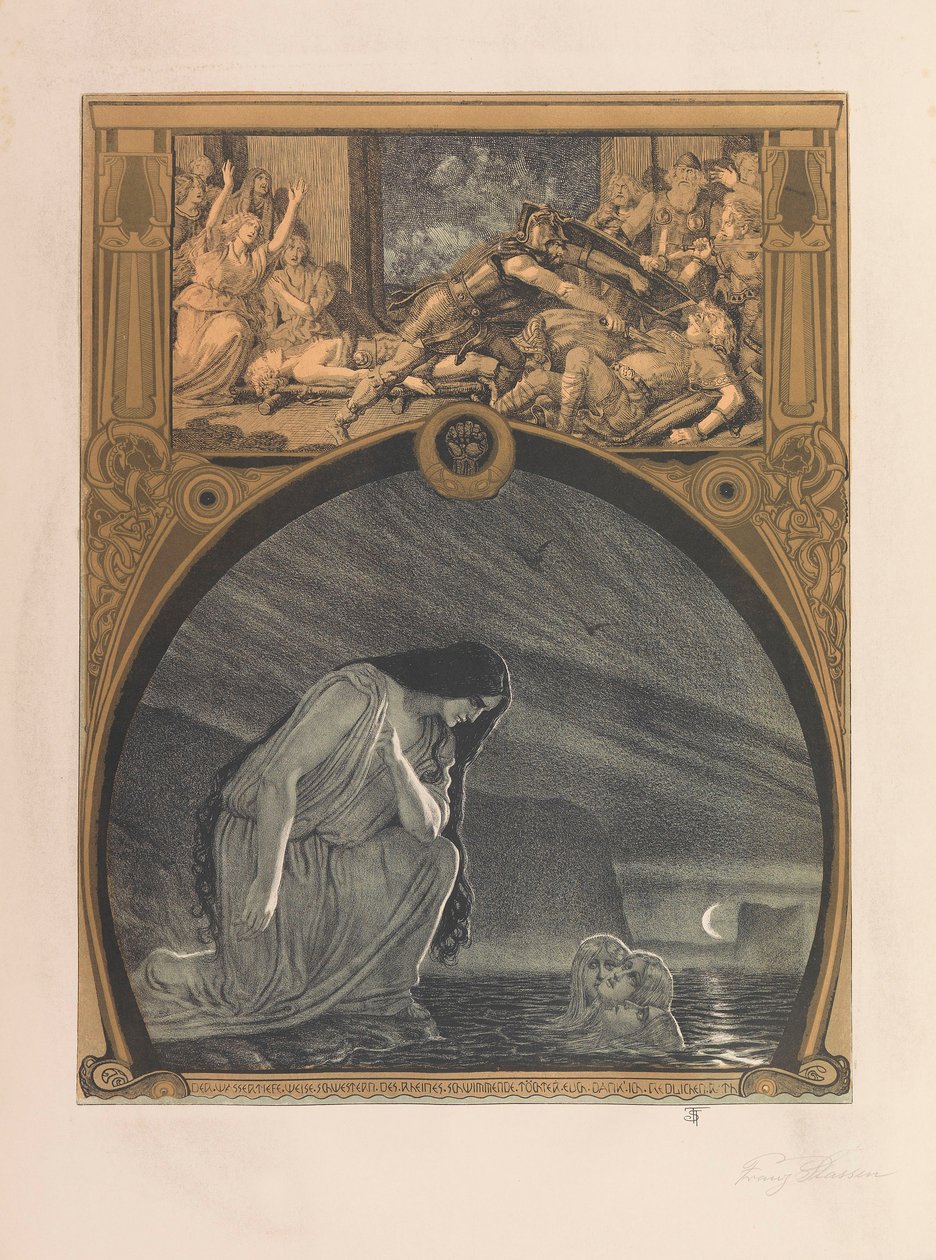 The Ring of the Nibelung, 1914. av Franz Stassen