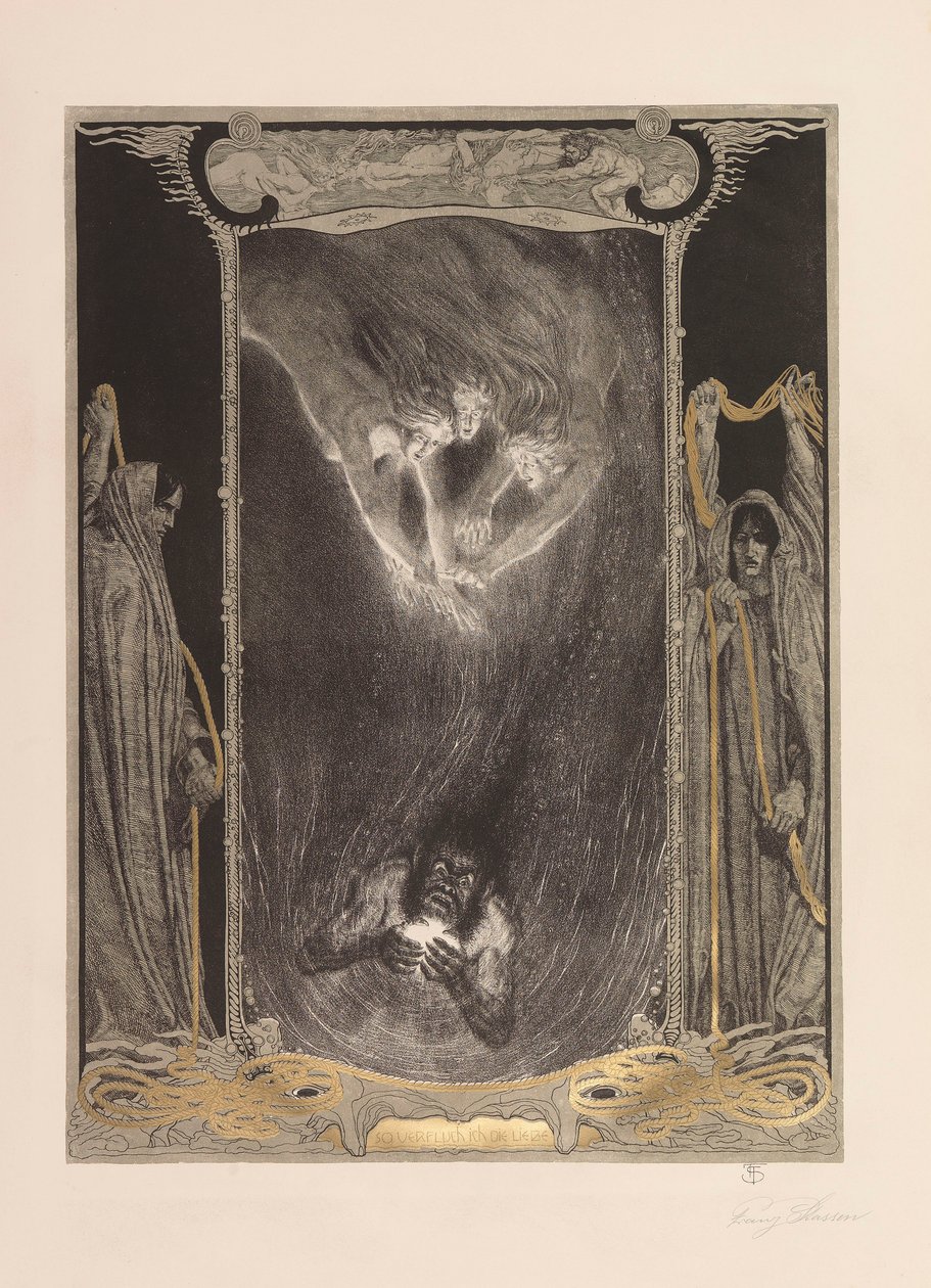 The Ring of the Nibelung, 1914. av Franz Stassen