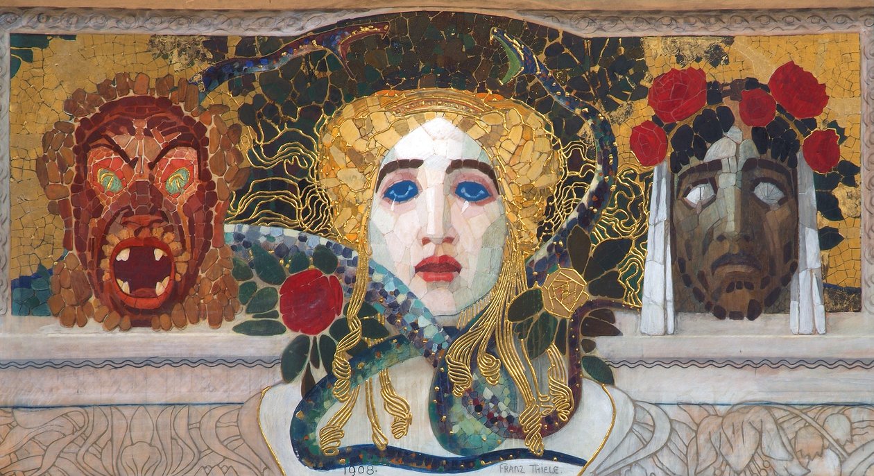 Design for en mosaikk av Franz Thiele