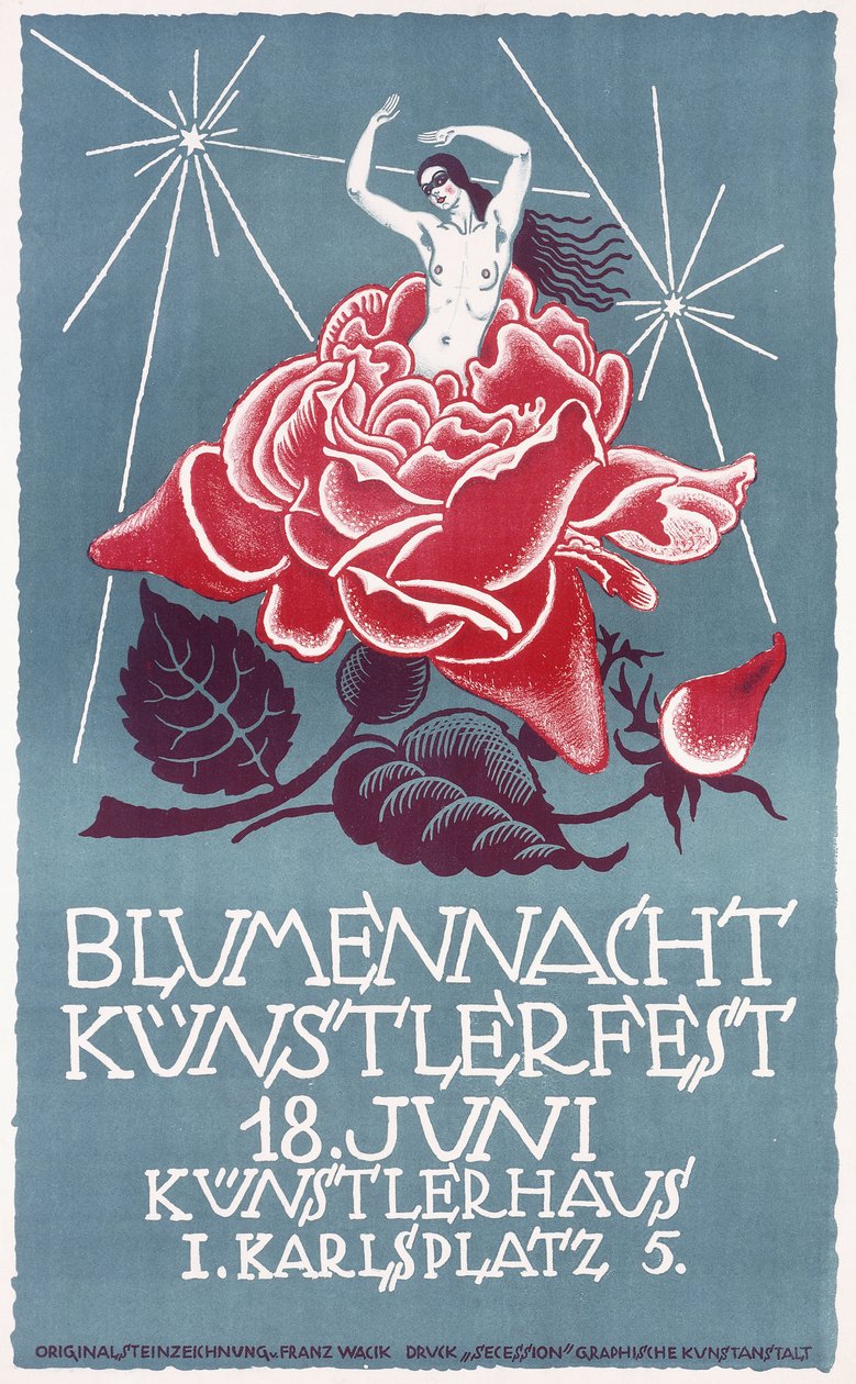 blomsternatt artistfestival av Franz Wacik