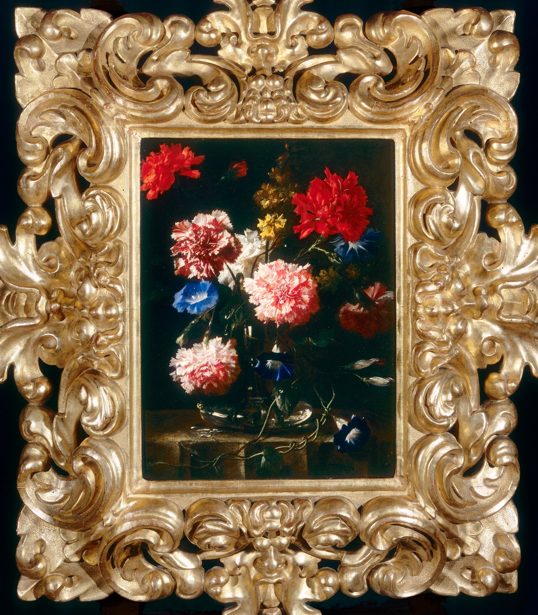Stilleben med blomster i en glassvase av Franz Werner Tamm