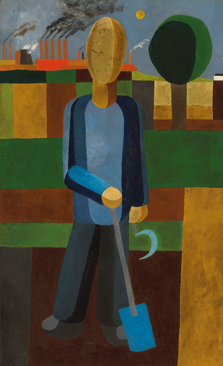 Gartneren, ca 1929-1930. av Franz Wilhelm Seiwert
