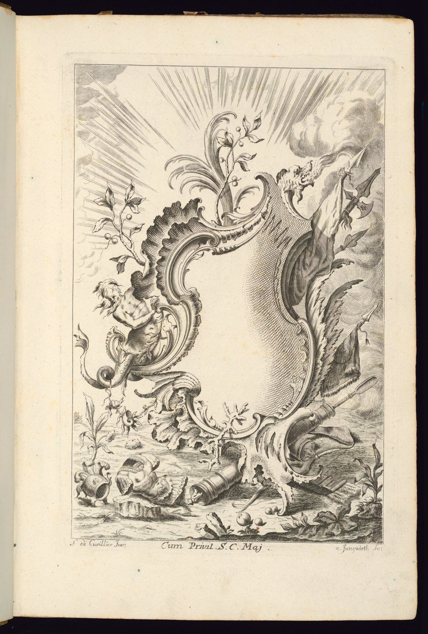 Cartouche with Dragon, Cartouches Book for ulike bruksområder av Franz Xaver Andreas Jungwierth