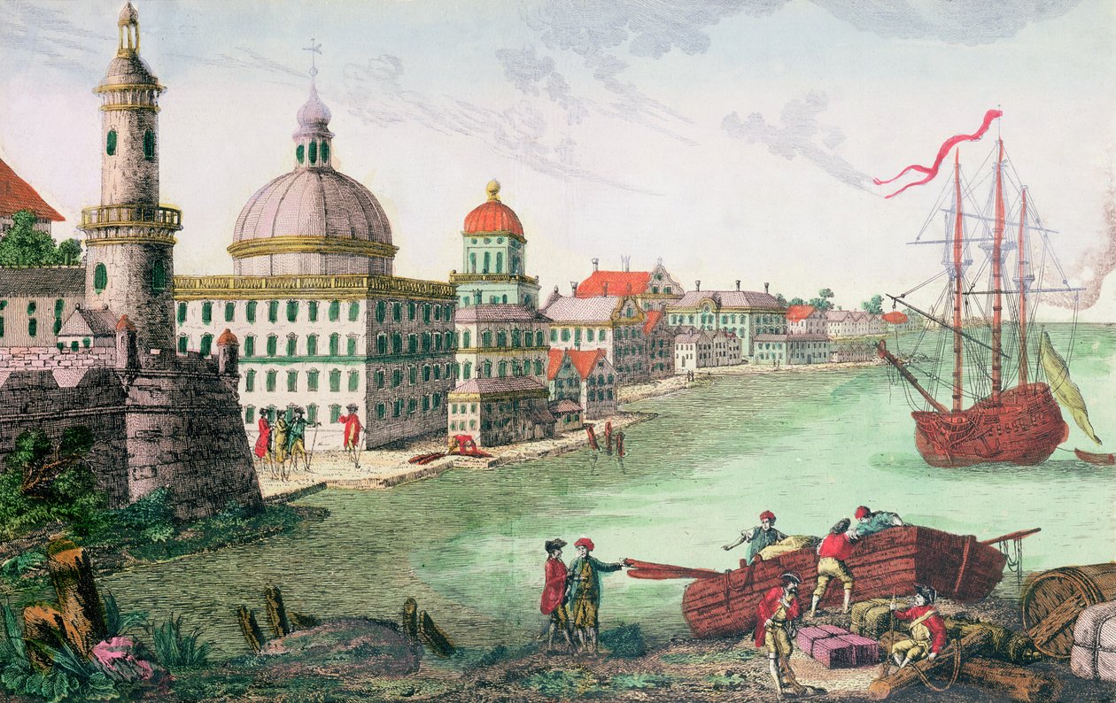 Utsikt over Quebec av Franz Xaver Habermann