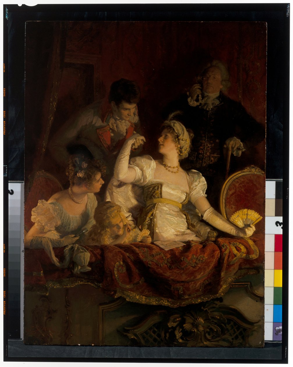 Teaterscene av Franz Xaver Simm