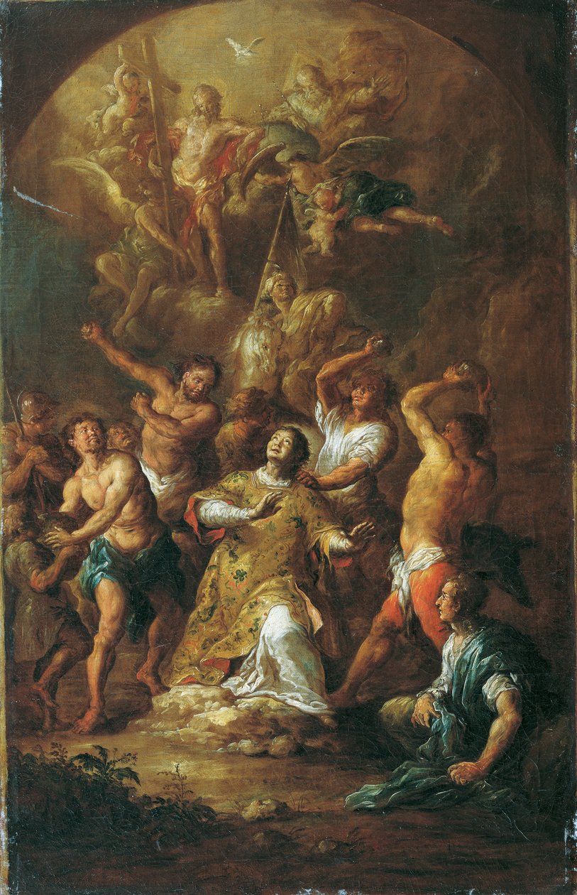 Steining av Saint Stephen av Franz Xaver Wagenschon