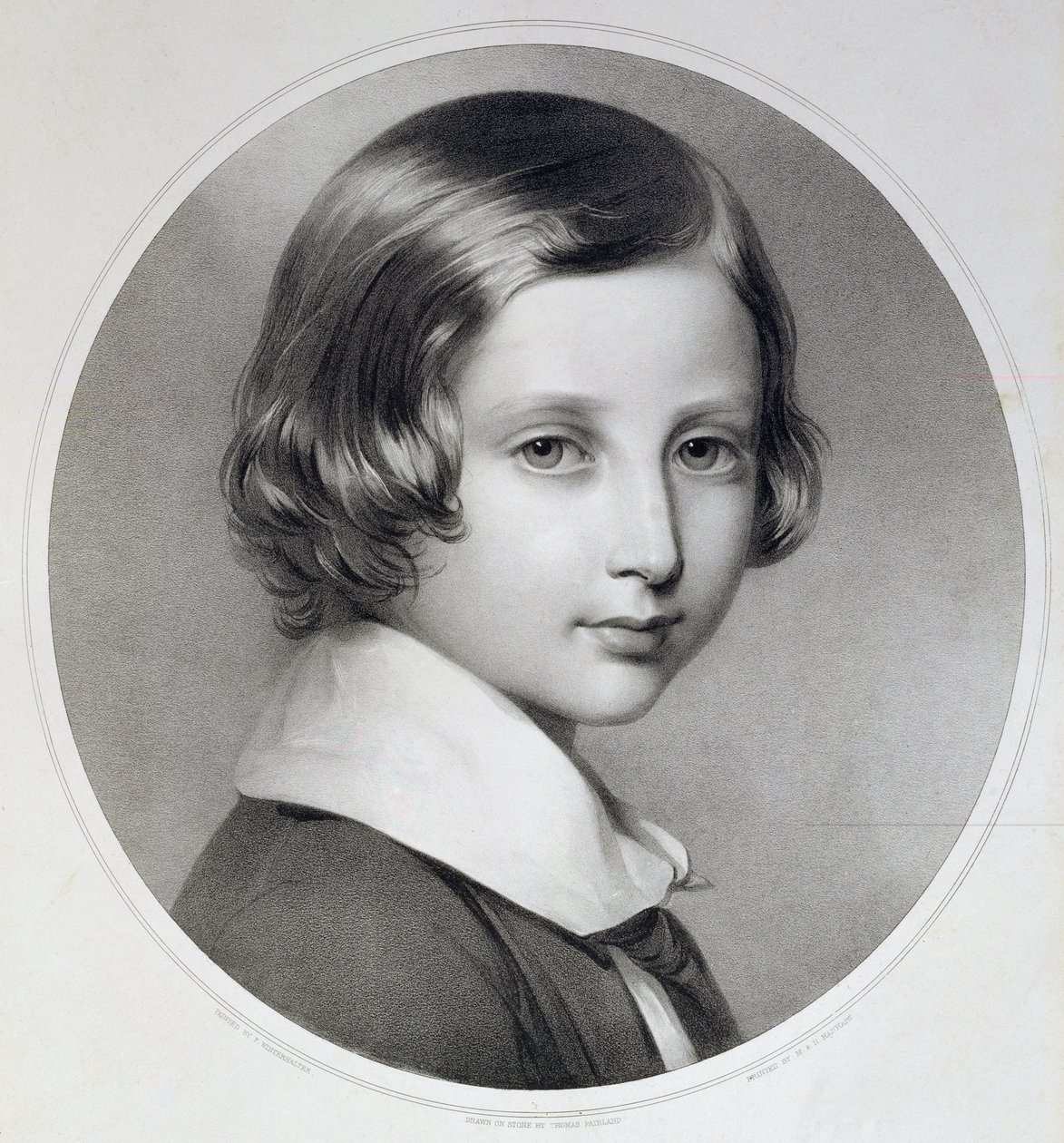 Albert, Prince of Wales (1841-1910), original gravert av Thomas Fairland, utgitt av M. und N. Hanhart, 1852 (litografi) av Franz Xaver Winterhalter