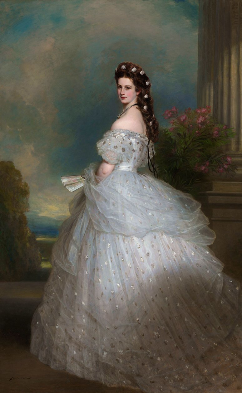 Elizabeth (1837-98), keiserinne av Østerrike av Franz Xaver Winterhalter