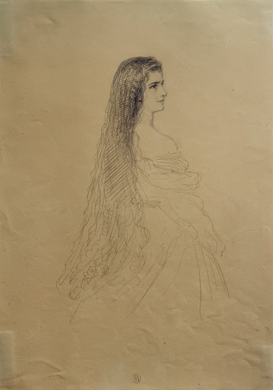 Keiserinne Elisabeth av Østerrike av Franz Xaver Winterhalter