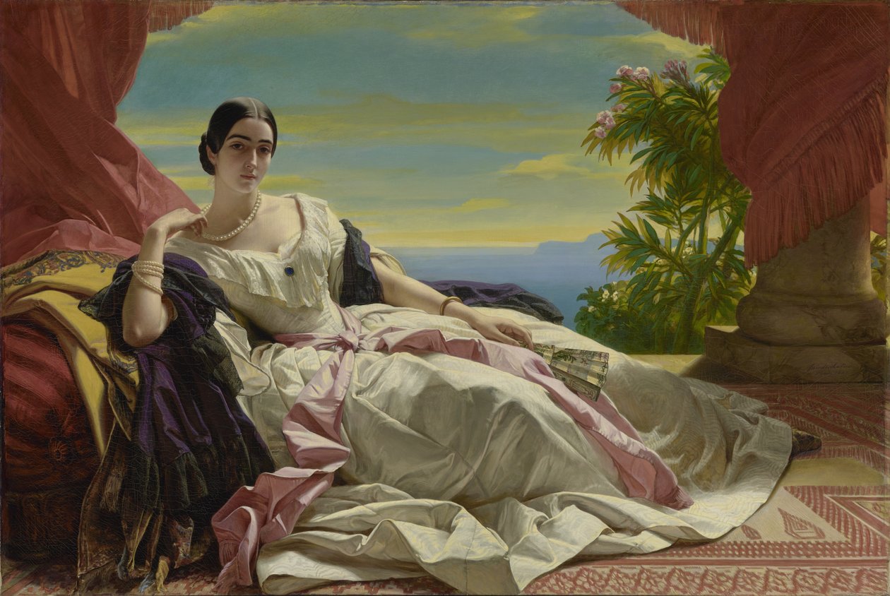 Leonilla Princess zu Sayn-Wittgenstein-Sayn, født Baryatinsky av Franz Xaver Winterhalter
