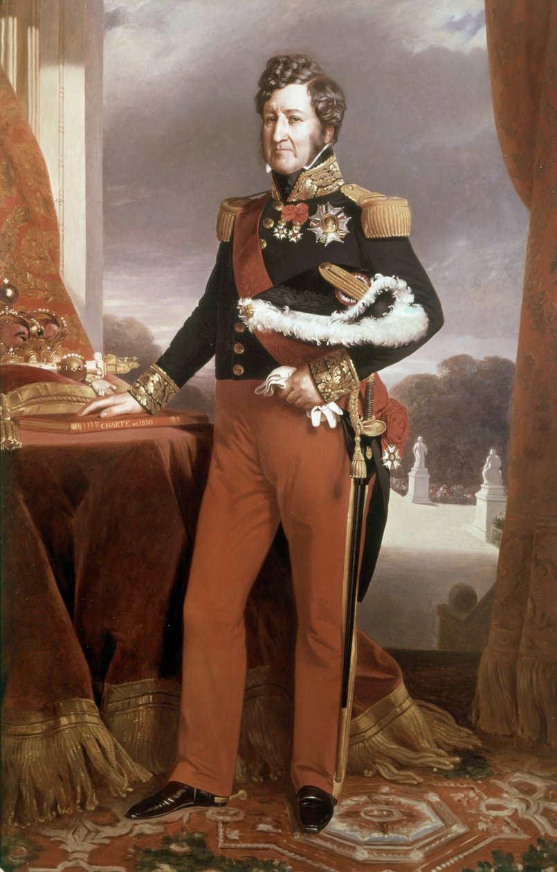 Louis-Philippe, franskmennenes konge (olje på lerret) av Franz Xaver Winterhalter