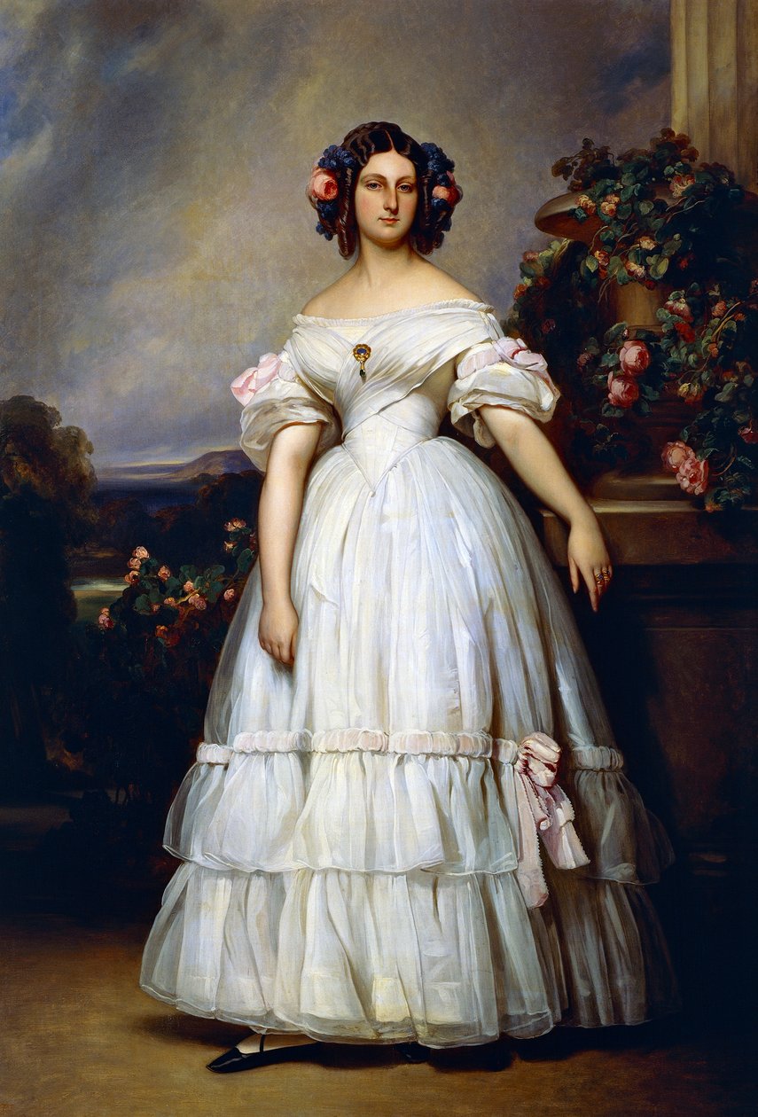 Portrett av prinsesse Clementine av Orleans (Neuilly-sur-Seine av Franz Xaver Winterhalter