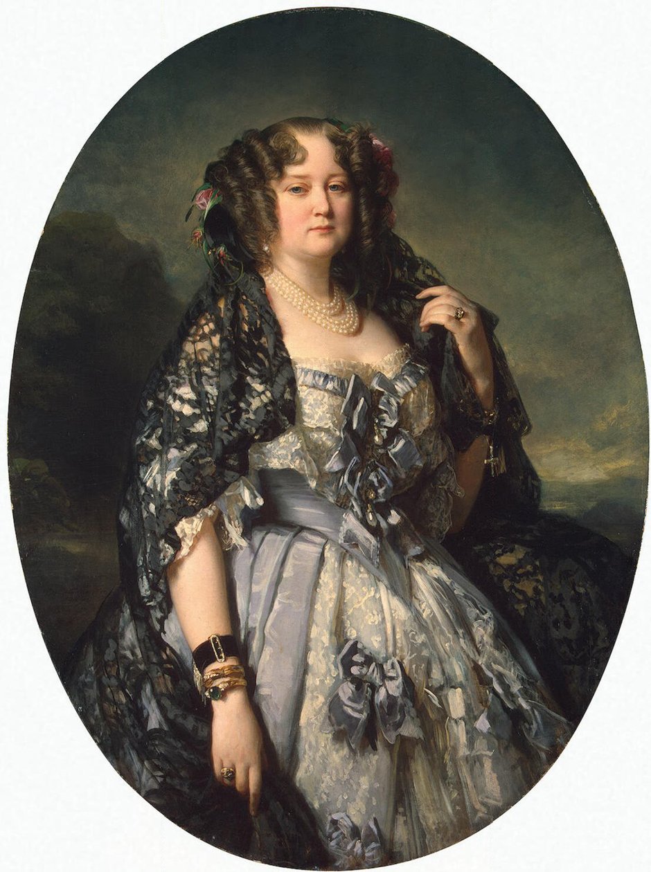 Portrett av prinsesse Sophia Radziwill, 1864 av Franz Xaver Winterhalter