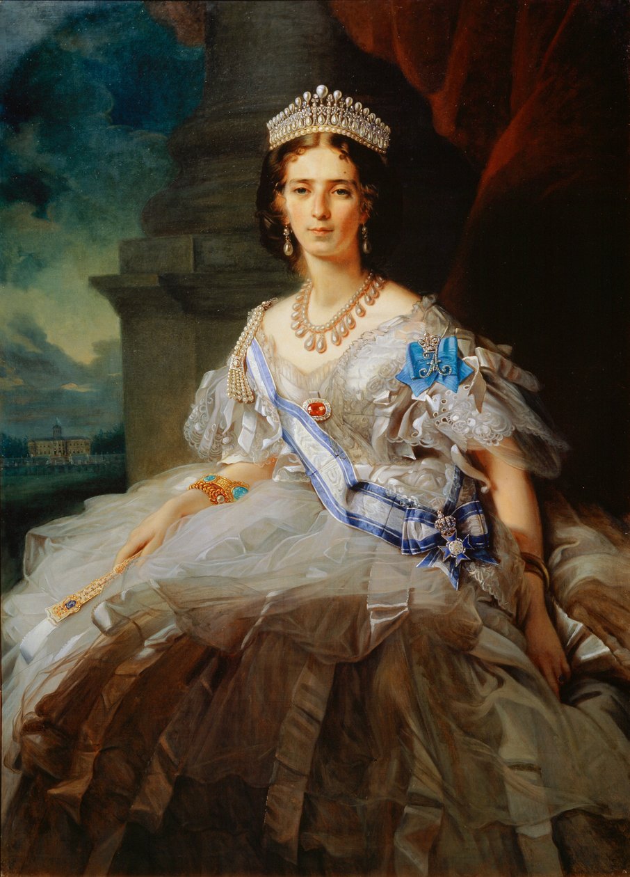 Portrett av prinsesse Tatiana Yusupova, 1858 av Franz Xaver Winterhalter