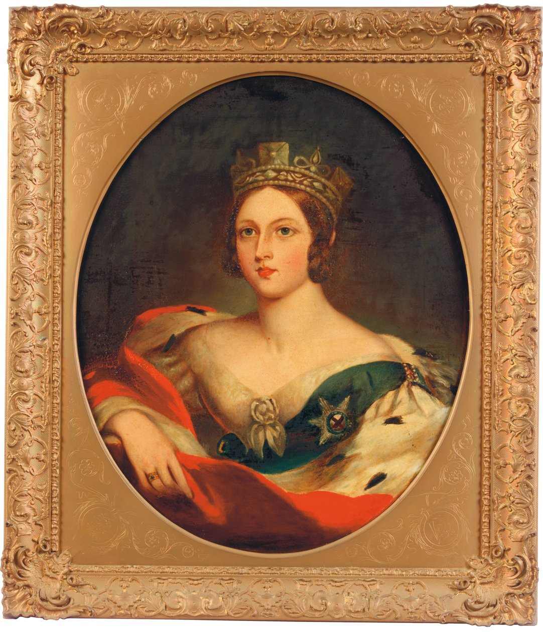 Portrett av dronning Victoria av Franz Xaver Winterhalter