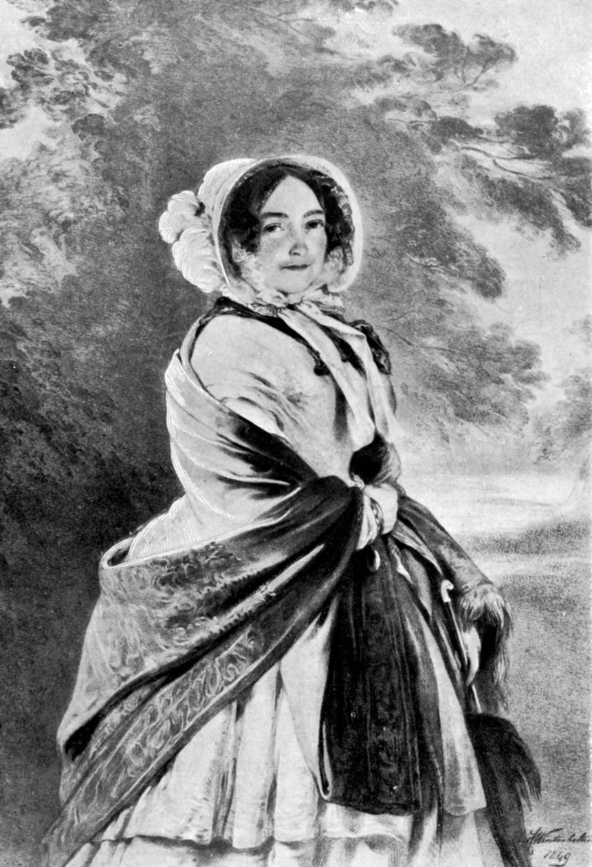 Dronning Victorias mor, 1901. av Franz Xaver Winterhalter