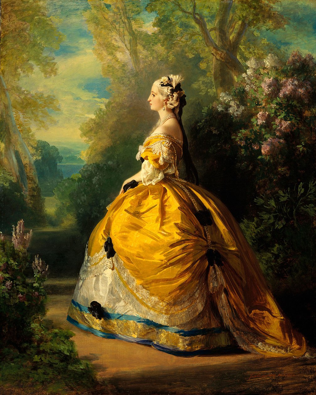 Keiserinne Eugenie av Franz Xaver Winterhalter