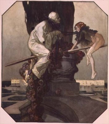 Sjøsagen av Franz von Bayros (1866 1924)