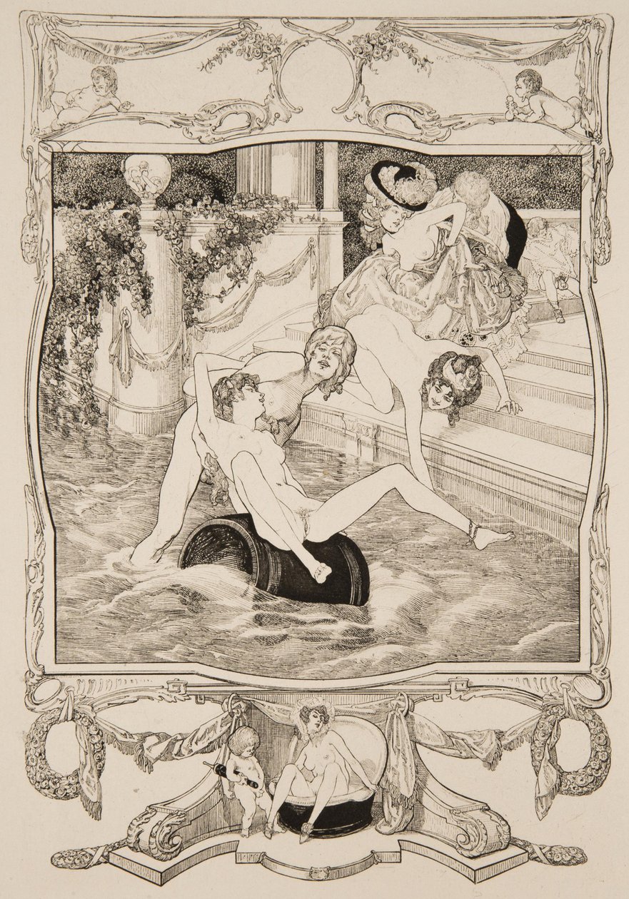Samling av galante og erotiske fantasier. av Franz von Bayros