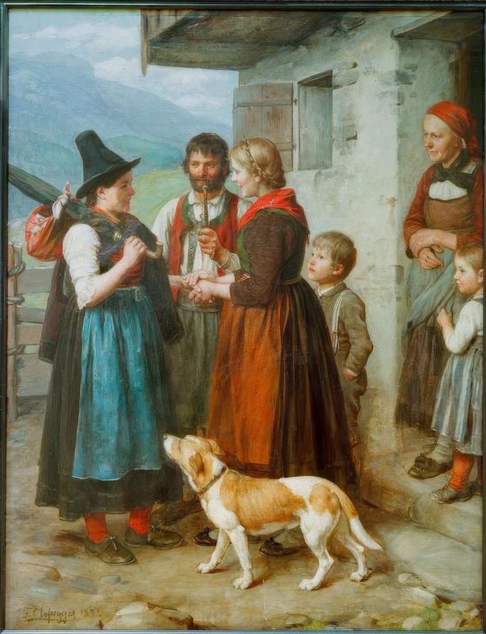 Velkommen gjester av Franz von Defregger