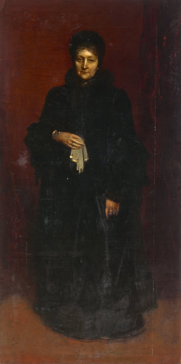 Augusta dronning av Preussen og tysk keiserinne av Franz von Lenbach