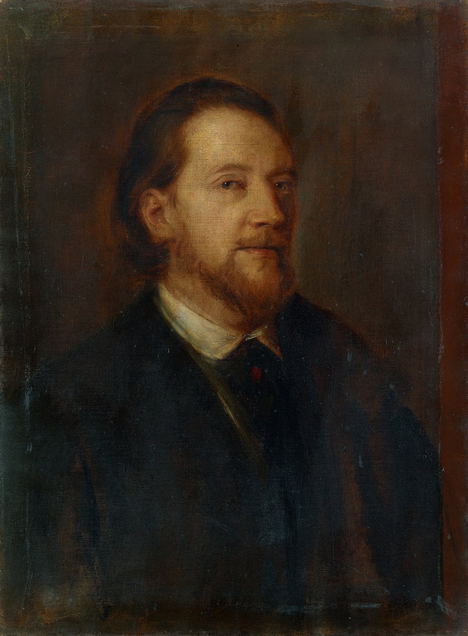 Portrett av forfatteren Rudolph Genée av Franz von Lenbach