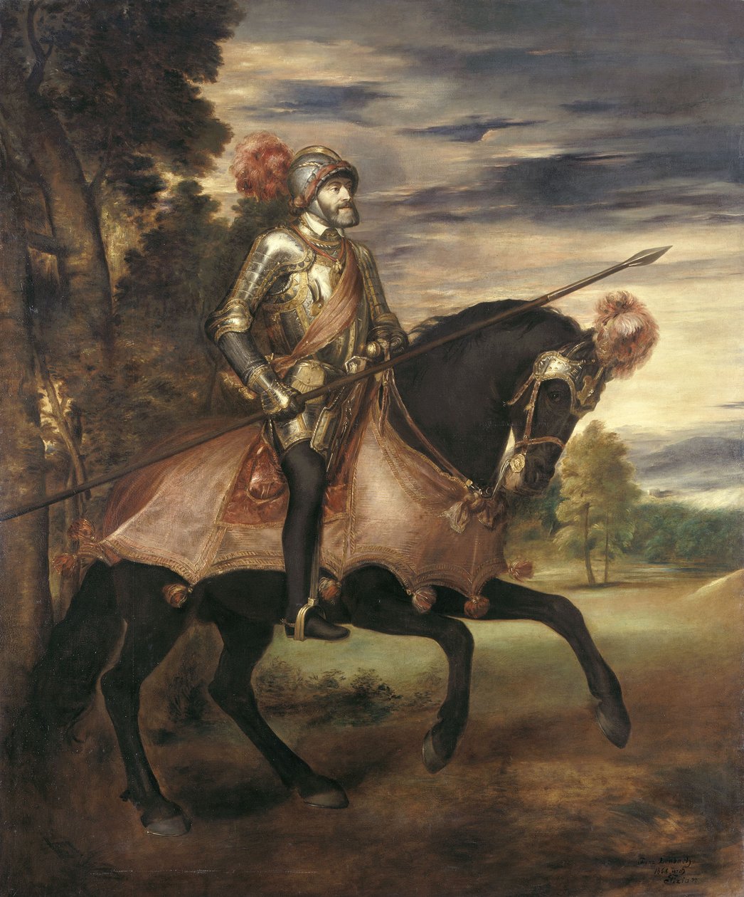 Karl V ved Mühlberg av Franz von Lenbach