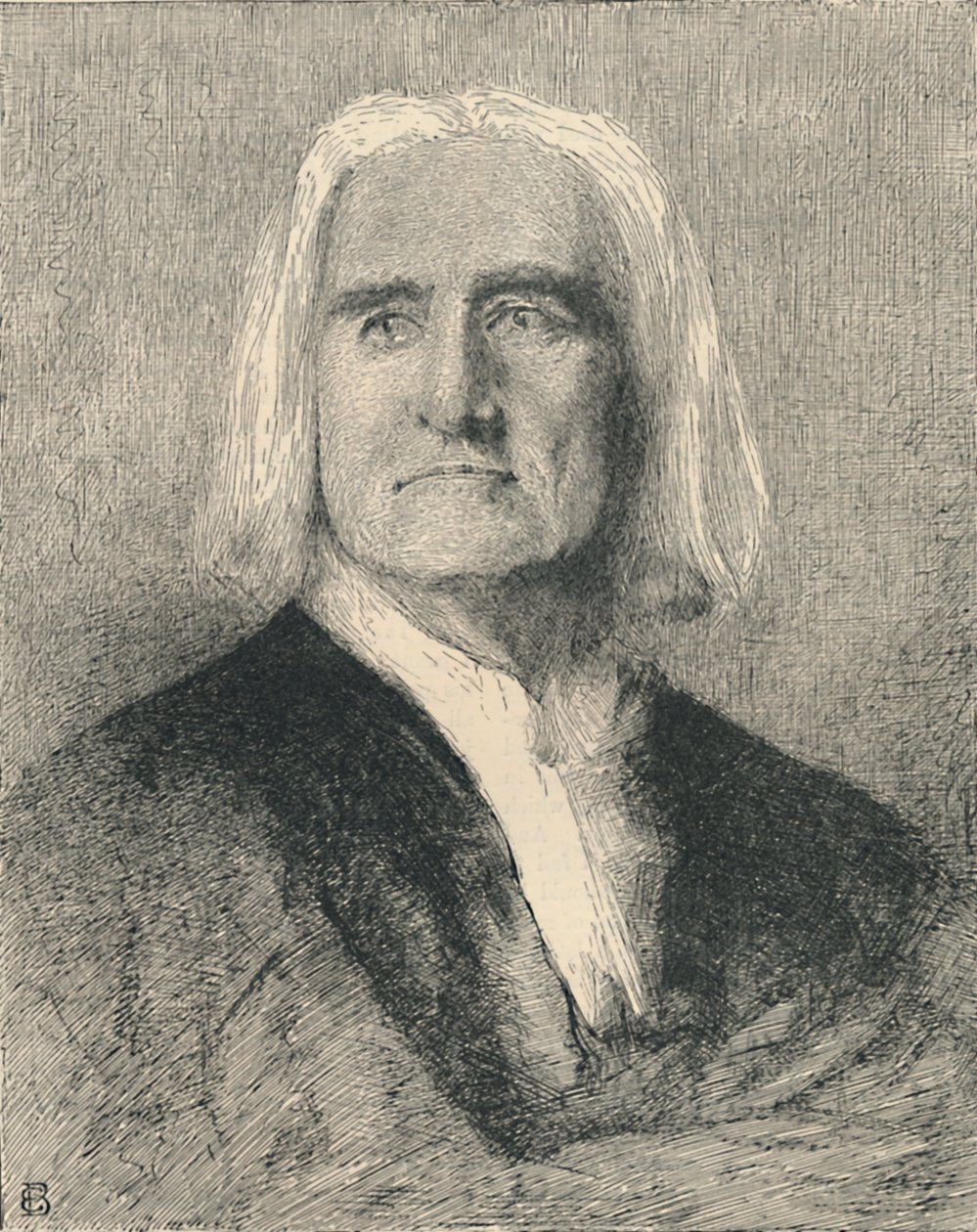 Franz Liszt, c1880, 1886 av Franz von Lenbach