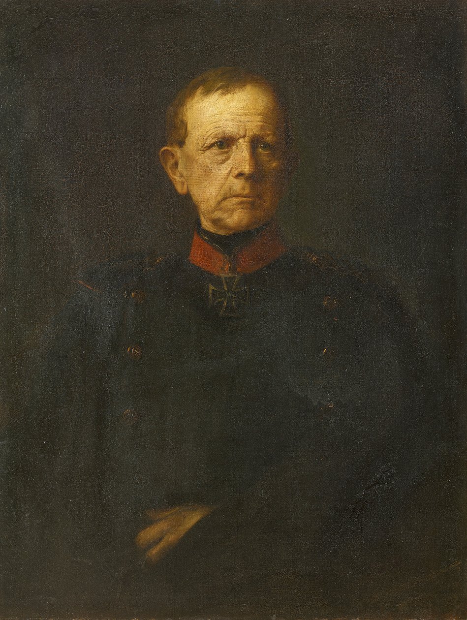 Grev Helmuth von Moltke av Franz von Lenbach