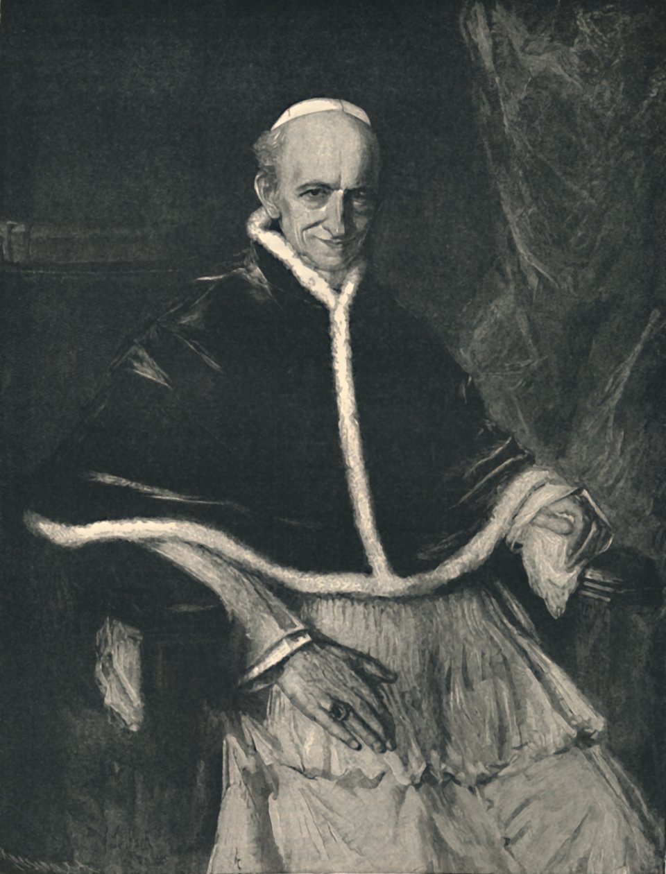 Hans Hellighet Pave Leo XIII, 1886 av Franz von Lenbach