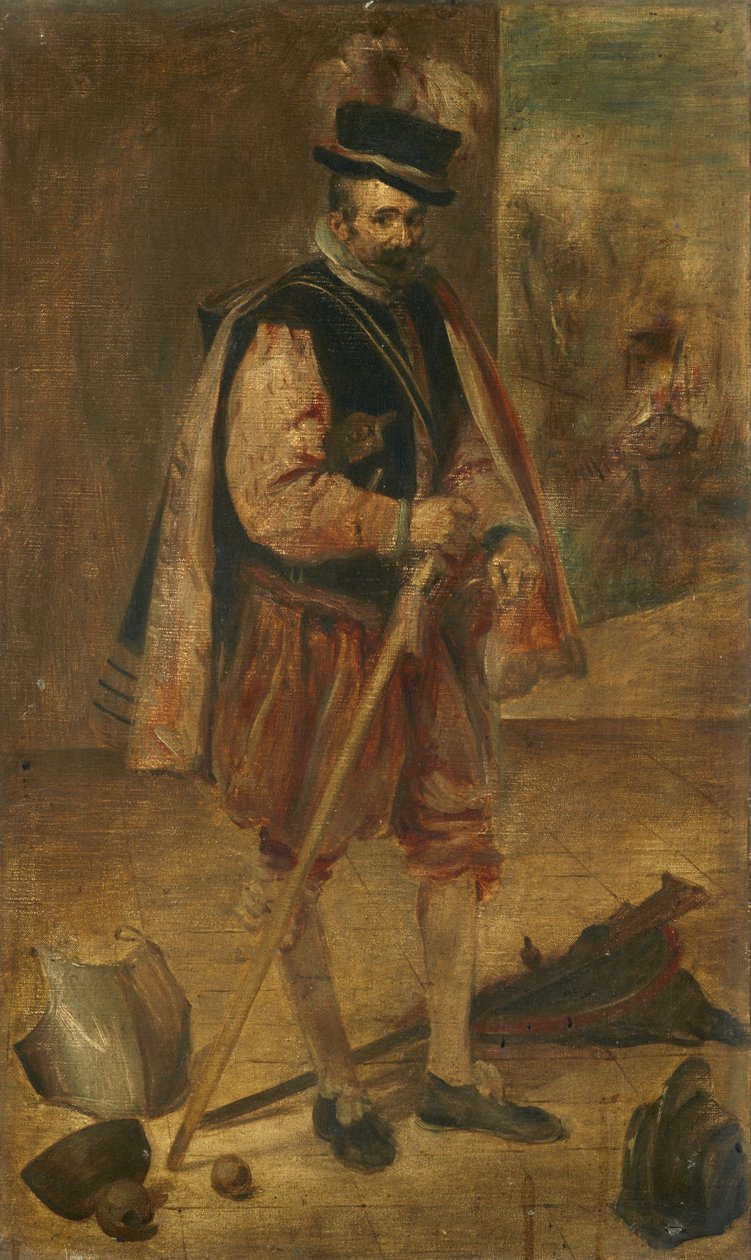 Hofnarr av Filip IV av Spania, kopi etter Velázquez 