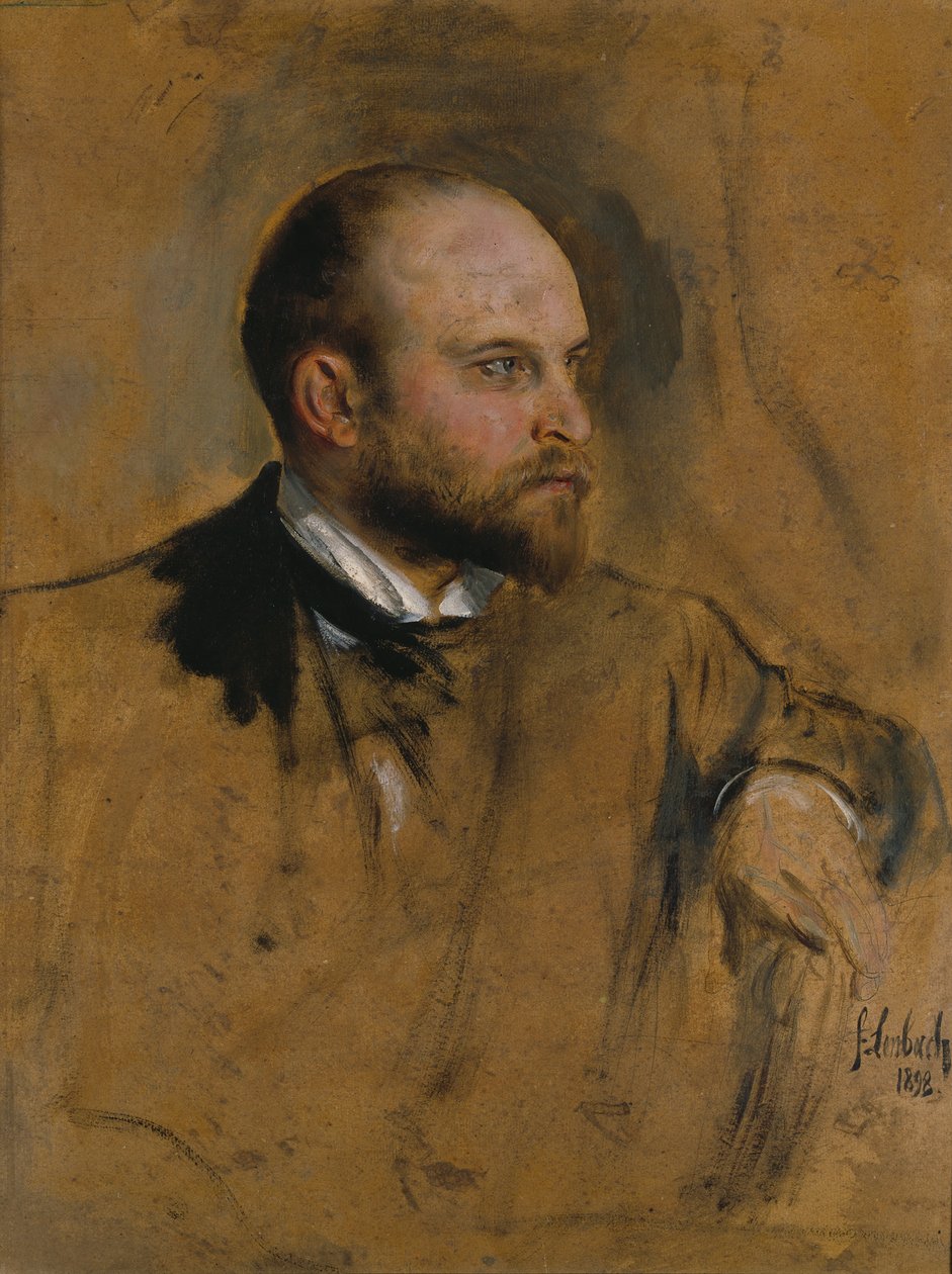 Josef Hösl av Franz von Lenbach