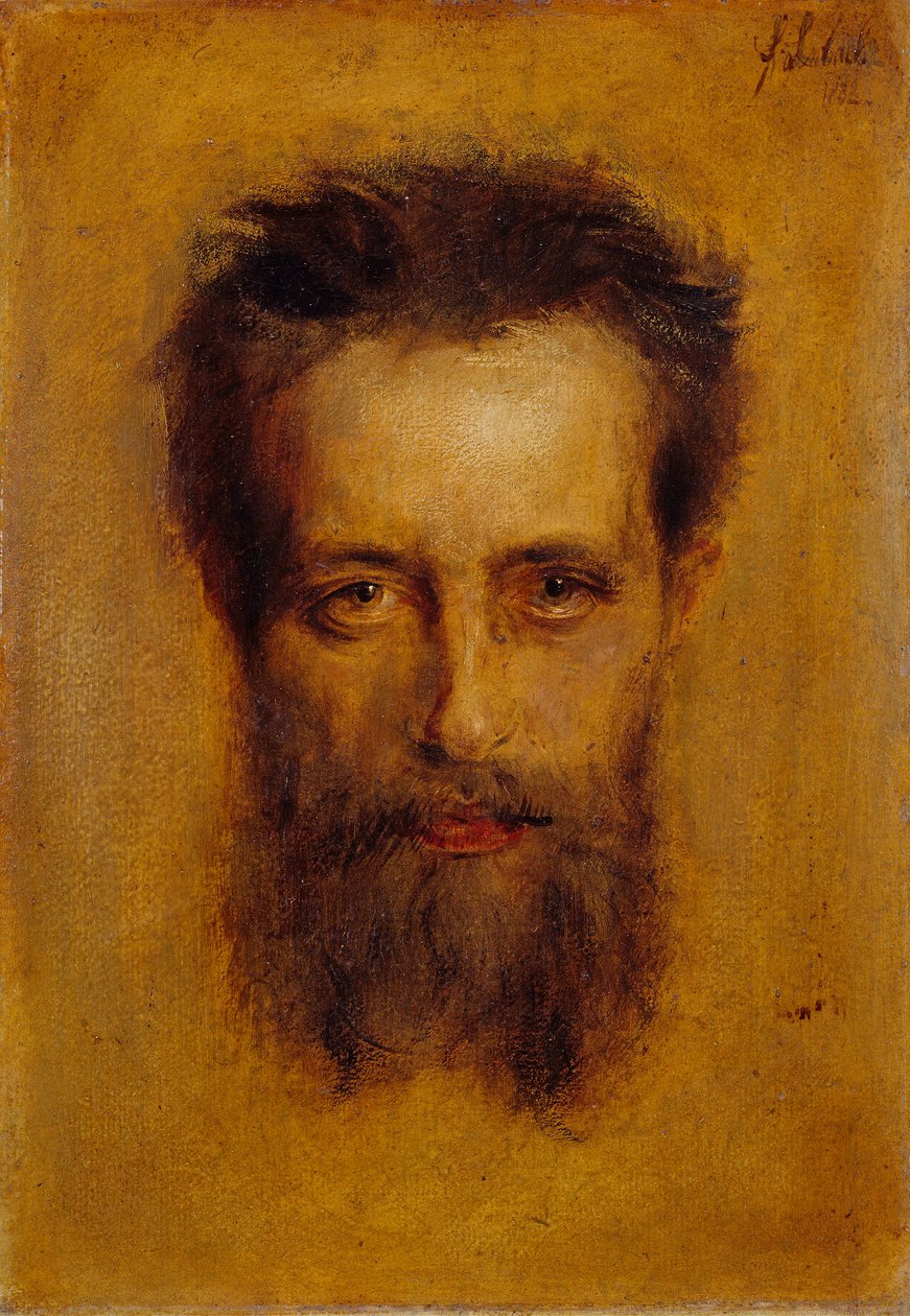 Hodet til dirigenten Hermann Levi av Franz von Lenbach