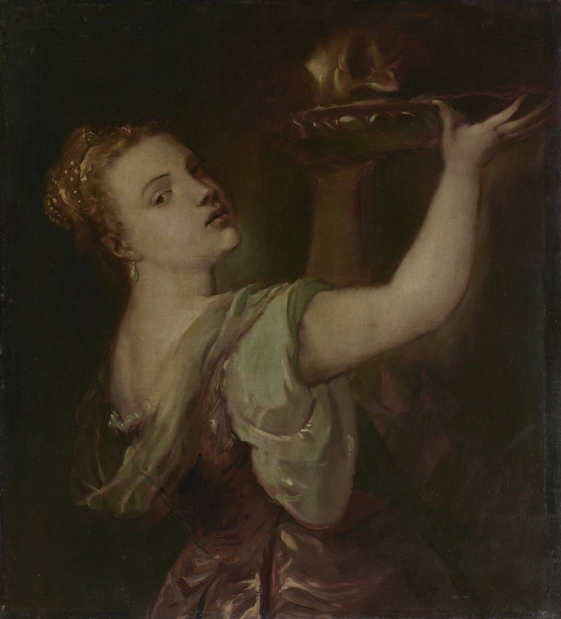 Kopi etter Titian: Lavinia som Salome av Franz von Lenbach