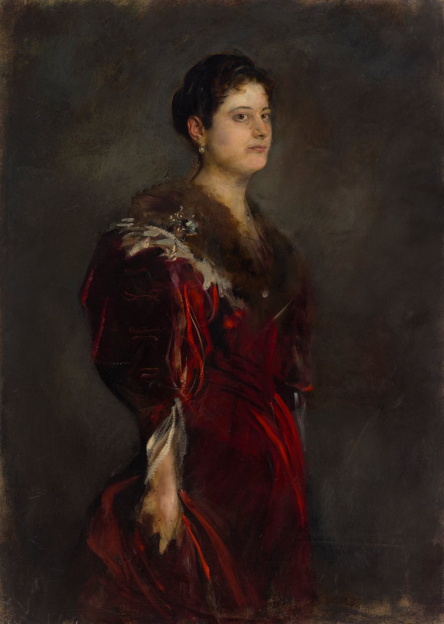 Marie Baronin Harkányi av Franz von Lenbach