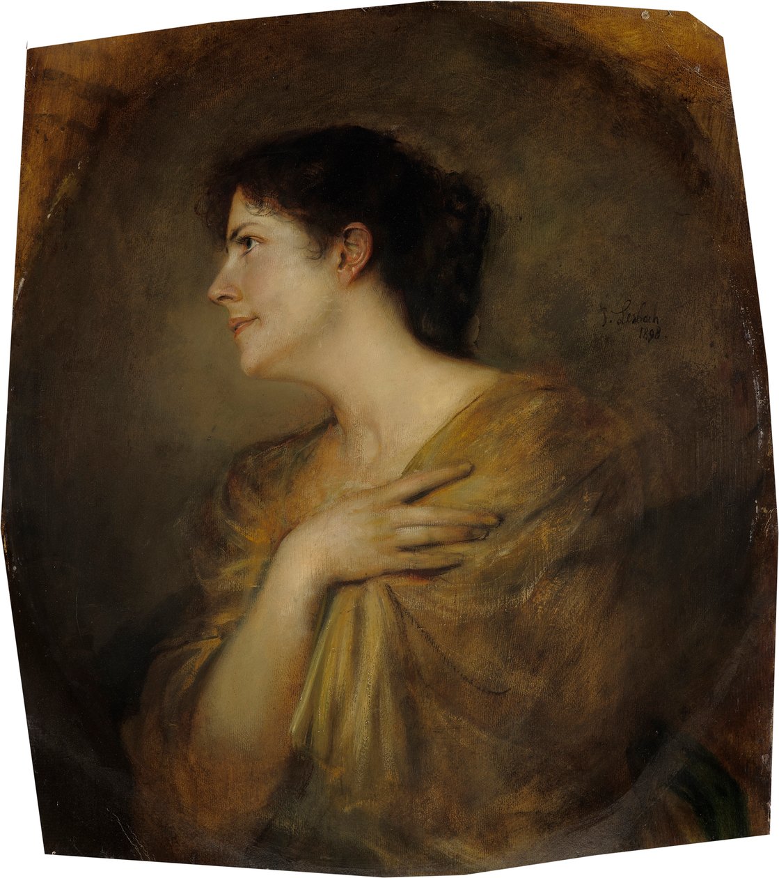 Mary Stuck (født Lindpaintner) av Franz von Lenbach
