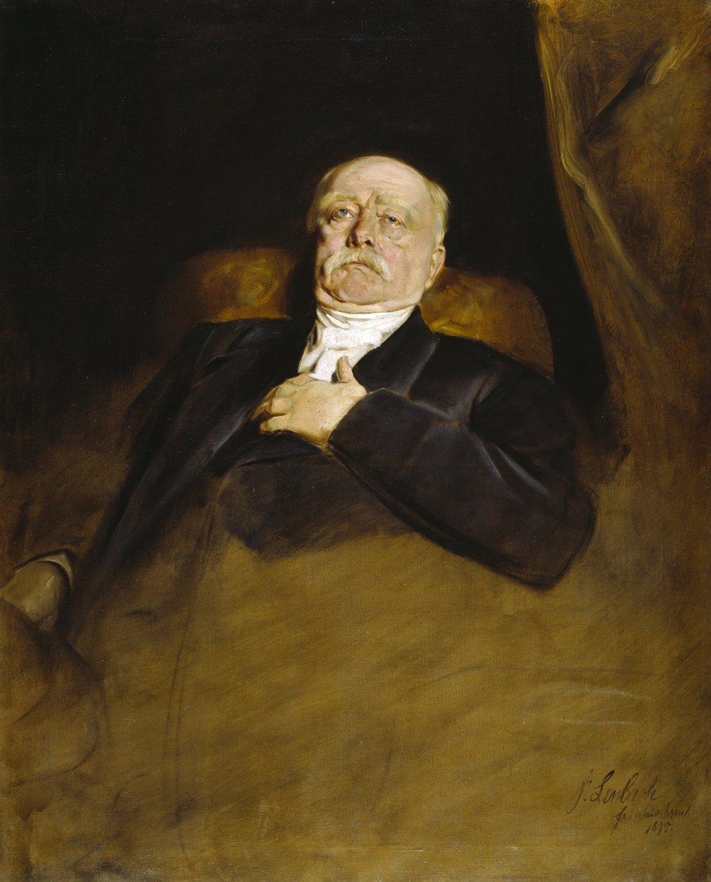 Otto Prins Bismarck av Franz von Lenbach