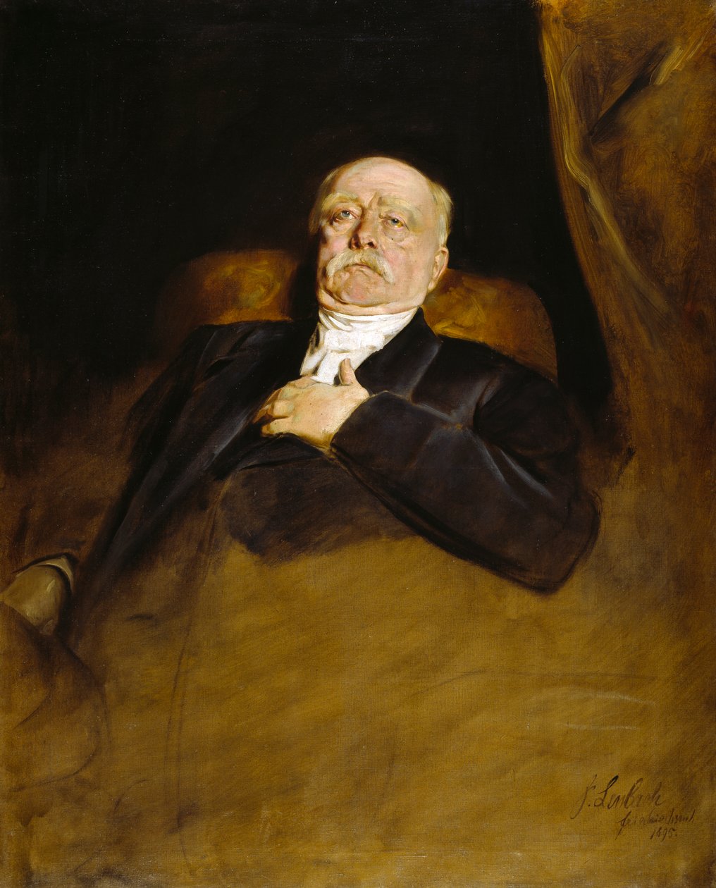 Otto, fyrste Bismarck av Franz von Lenbach