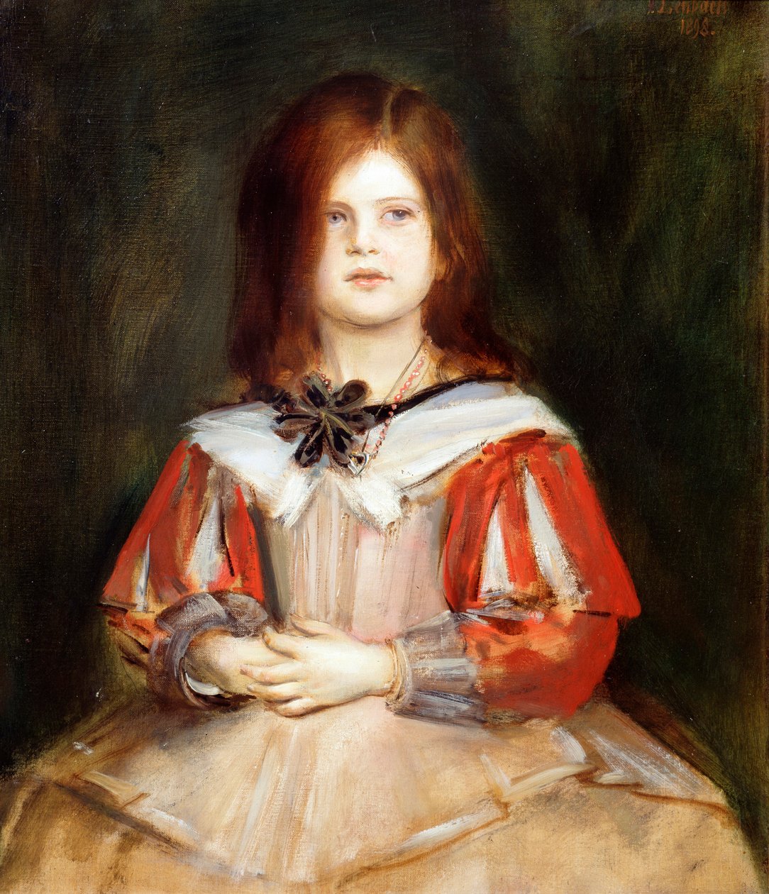 Portrett av Gabriella Lenbach, 1898 av Franz von Lenbach