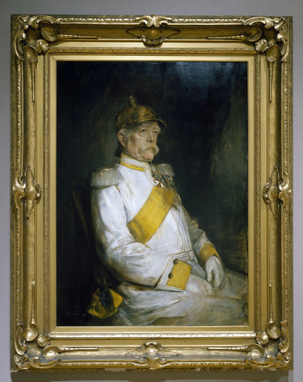 Portrett av Otto Eduard Leopold von Bismarck av Franz von Lenbach