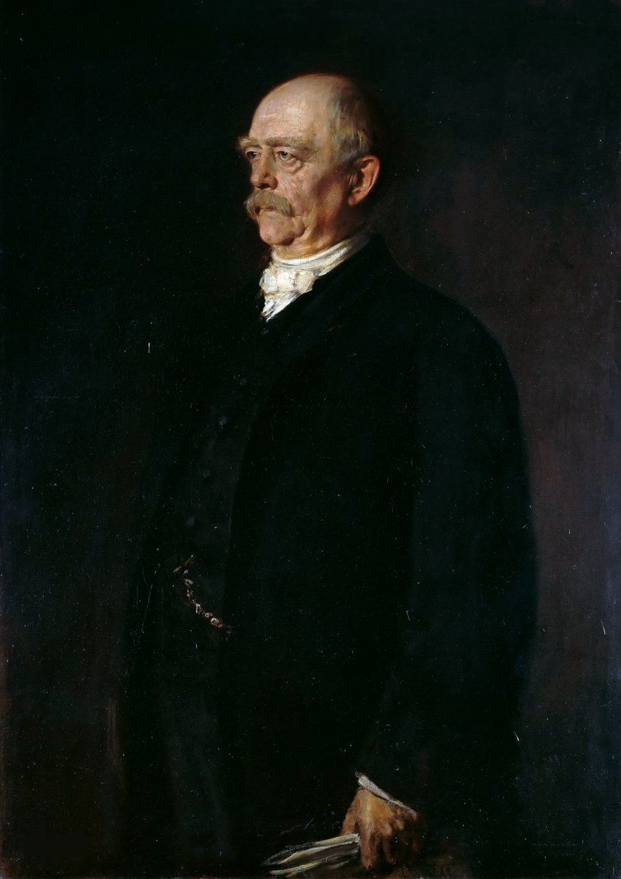 Portrett av Otto von Bismarck 1815-1898, 1884. av Franz von Lenbach