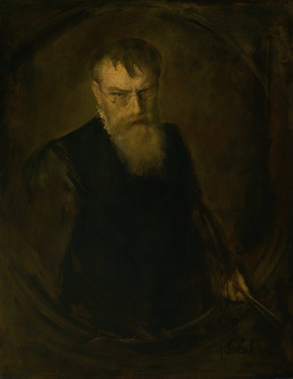 selvportrett av Franz von Lenbach