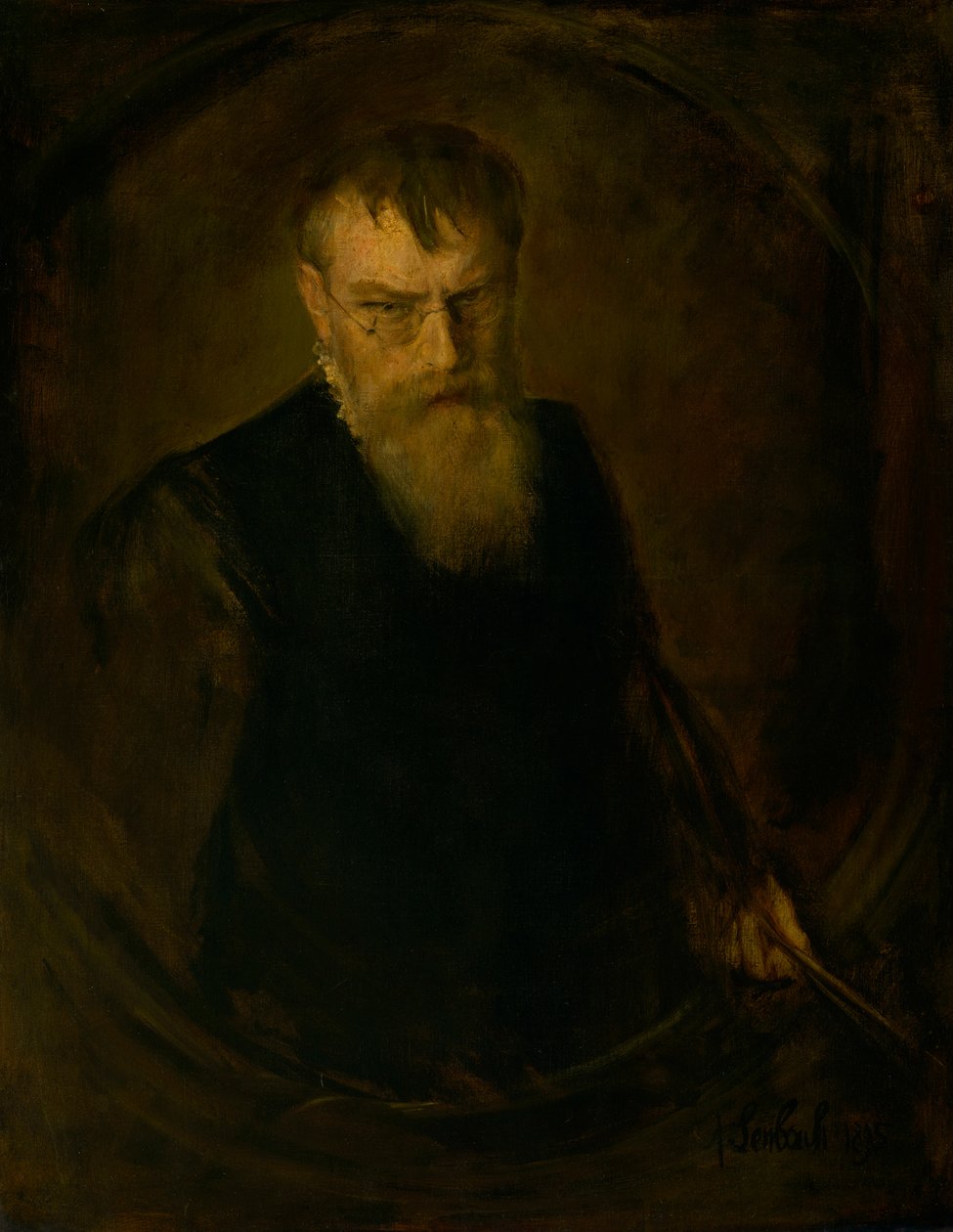 Selvportrett av Franz von Lenbach