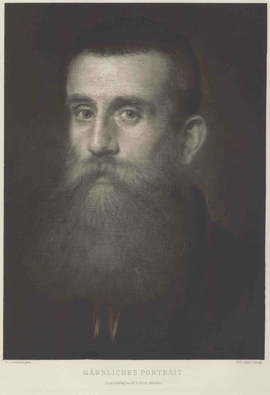 Studieoverskrift av Franz von Lenbach