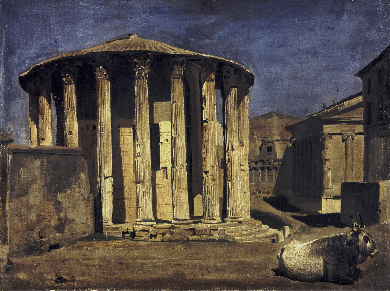 Vestas tempel i Roma av Franz von Lenbach
