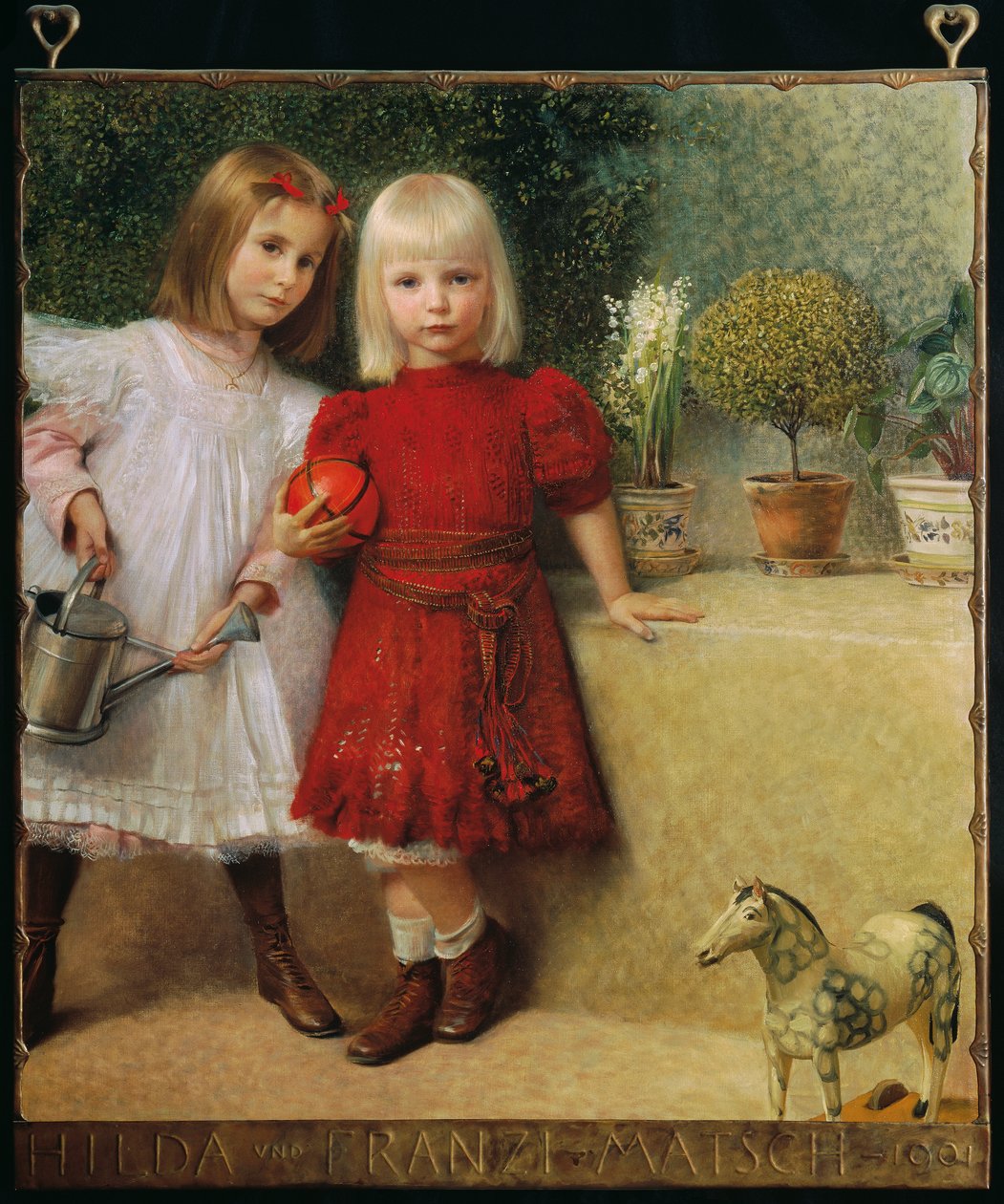 Hilda og Franzi von Matsch, kunstnerens barn av Franz von Matsch